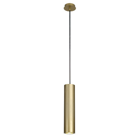 Enola B Pendelleuchte PD-1 Messing GU10 max. 50W, puristische Aluminium-Pendelleuchte in Messing