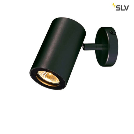 Enola B Wand- und Deckenleuchte Single Schwarz GU10 max. 50W, dreh- und schwenkbar