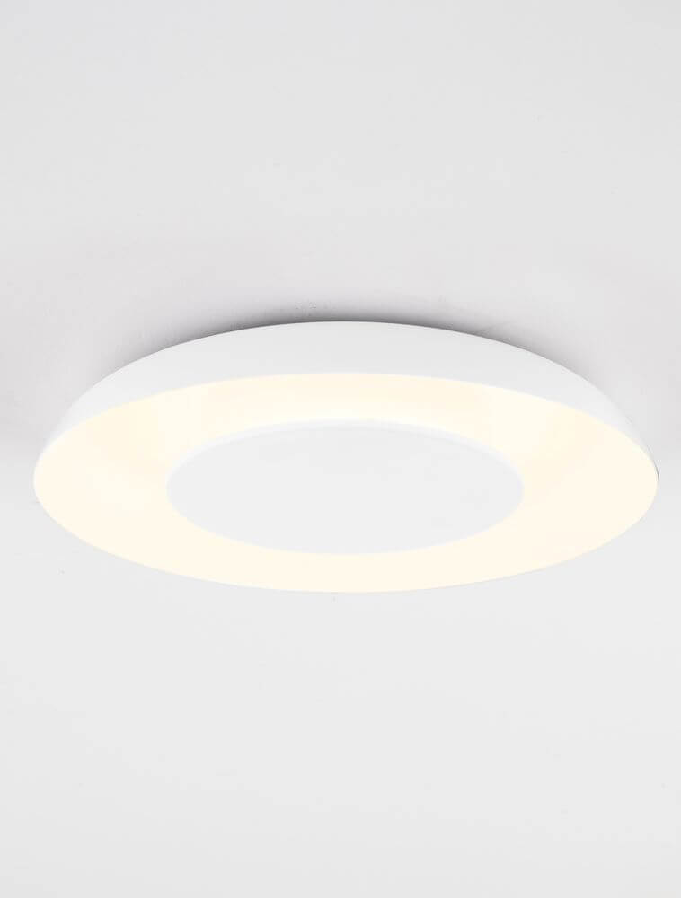 Epos Deckenleuchte Ø 40cm 2700, 4000K in weißer Ausführung mit dimmbarem Licht.
