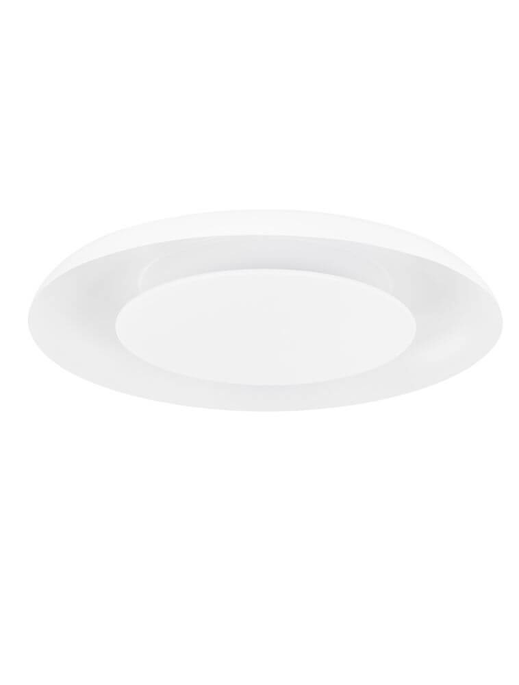 Alt Tag: Epos Deckenleuchte Ø 60cm 2700, 4000K – moderne weiße Deckenlampe, flaches Design, dimmbares LED-Licht, ideal für Wohnzimmer und Flur