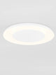 Alt Tag: Epos Deckenleuchte Ø 60cm 2700, 4000K in Weiß mit ringförmigem Design, energiesparende LED-Deckenleuchte für Wohnzimmer und Flur