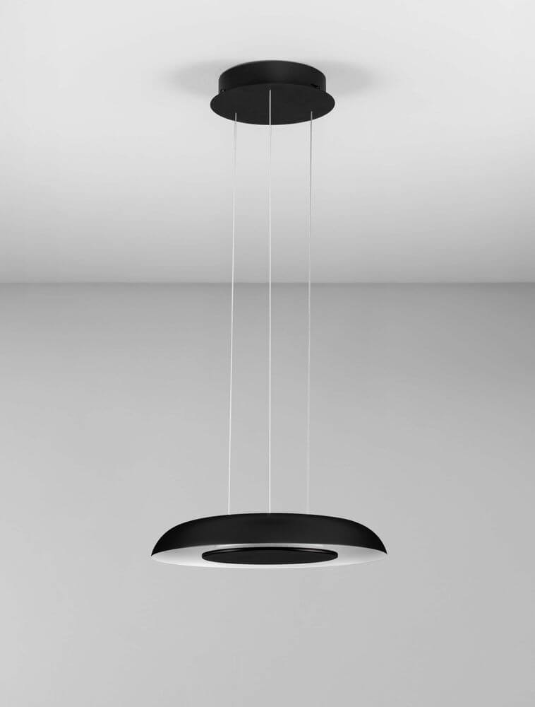 Epos Pendelleuchte Ø 40cm 2700, 4000K in Schwarz mit moderner Pendelmontage.