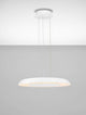 Epos Pendelleuchte Ø 60cm 2700, 4000K schwebender Lichtring in elegantem Design über moderner Raumgestaltung.