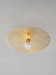 Eres Deckenleuchte E27 Ø 40cm Gold, moderne goldene Deckenleuchte mit geometrischem Design für stilvolle Innenräume.