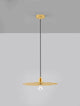 Eres Pendelleuchte Gold mit schwarzem Kabel, moderner Designleuchte für stilvolle Innenräume.