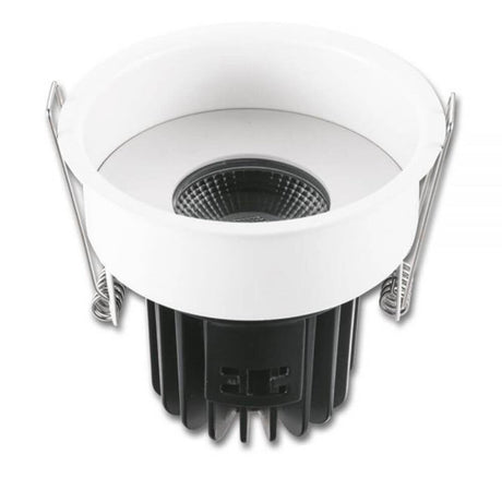 Cover rückversetzt für Einbaustrahler Sys-68 rund weiß matt für Einbaustrahler-Serie Sys-68