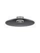 Esti LED Deckenleuchte Ø 50cm 3000K in modernem Design mit grauem Finish.