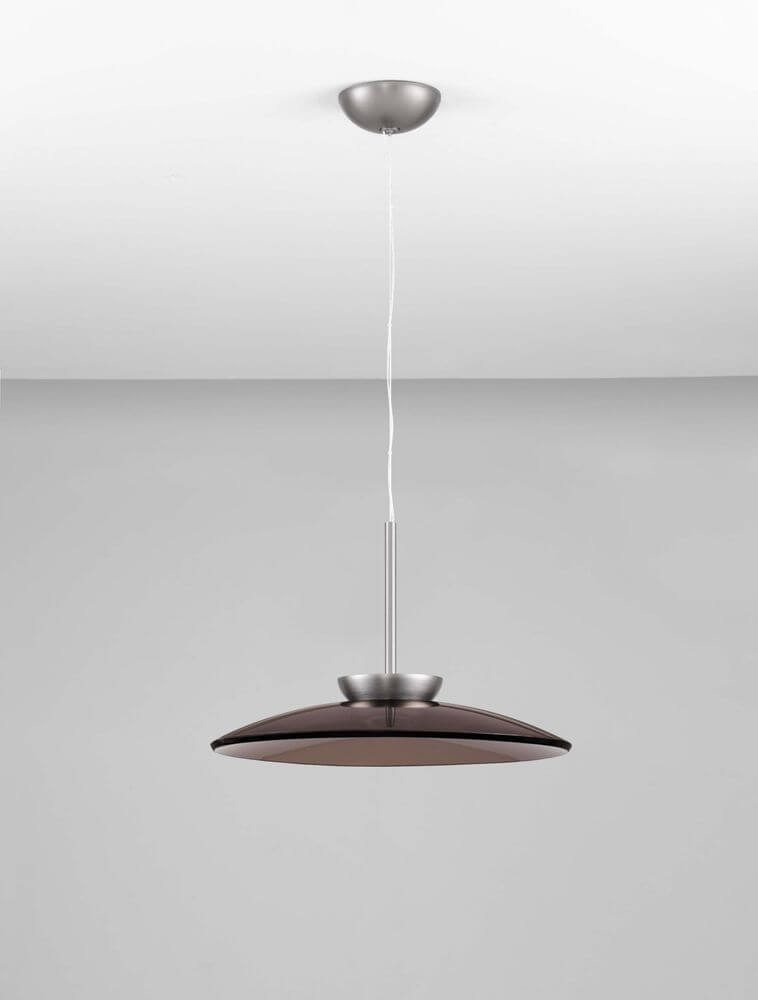 Esti LED Pendelleuchte Ø 50cm 3000K in modernem Design, hängend von der Decke, elegantes Aussehen.