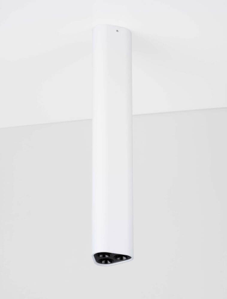 Etho Deckenleuchte H 30,5cm 3-flammig 3000K moderne LED-Hängelampe in weiß