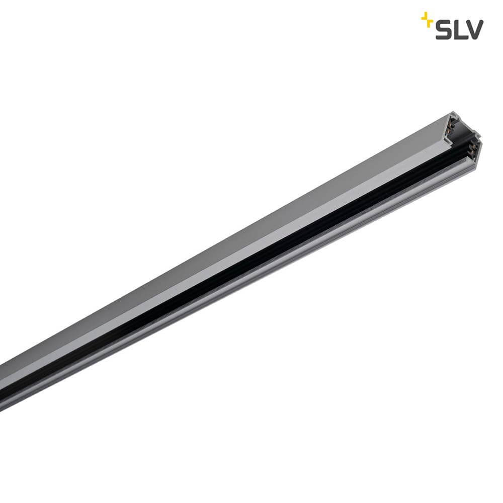 Eutrac 3-Phasen Stromschiene Silbergrau 2m Aluminium Trägerschiene für Hochvolt-System
