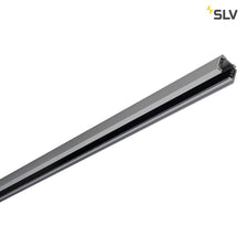 Rail d’alimentation triphasée Eutrac gris argenté 2 m, rail porteur en aluminium pour système haute tension