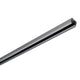Eutrac 3-Phasen Stromschiene Silbergrau 2m aus Aluminium, ideal für Wand- oder Deckenmontage.
