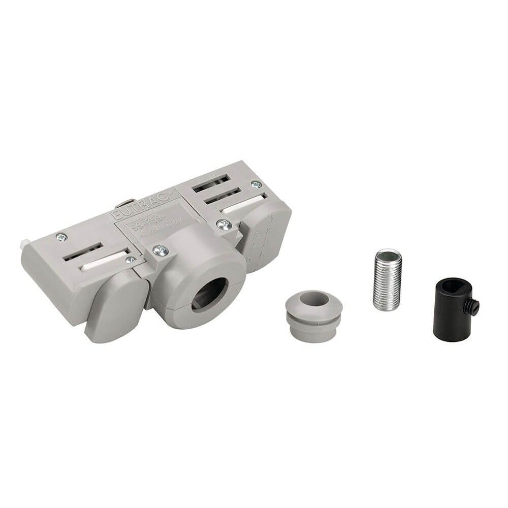 EUTRAC 3-faser av Power Rail Adapter grå