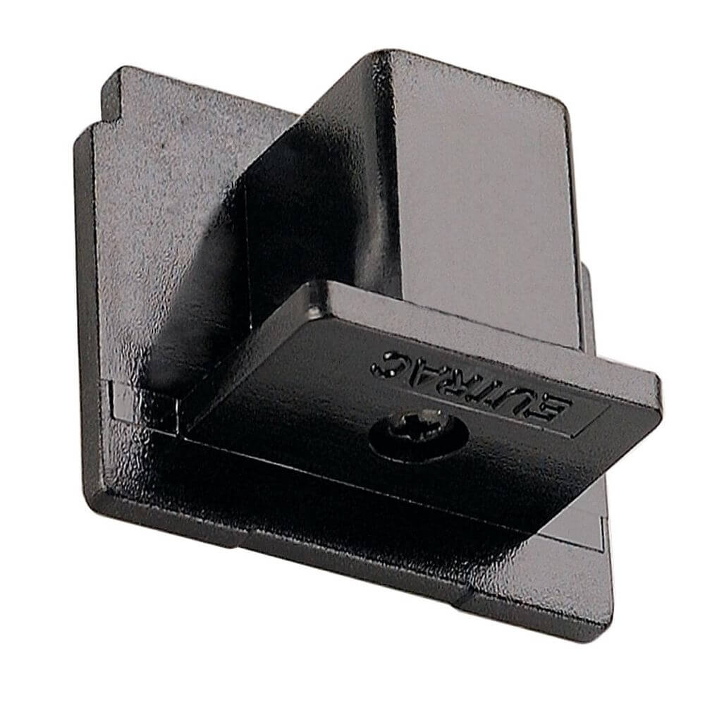 EUTRAC End Cap för 3-fas Rail Black
