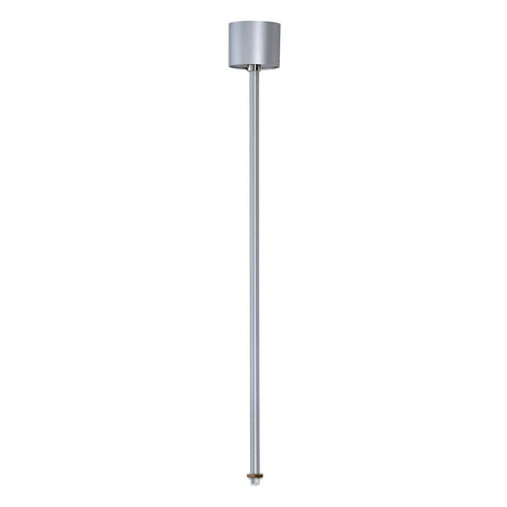 Eutrac Pendelabhängung für 3-Phasenstromschiene Silber- Grau 60cm, starre Pendelabhängung für Hochvolt Aufbauschienen-System