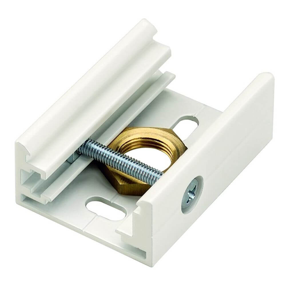 Eutrac Pendelclip für 3-Phasenstromschiene Weiß