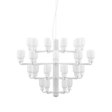 Ekskluzywne wzmacniacz żyrandola Ø85 cm White