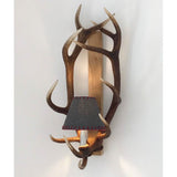 Extravagant chalet gewei wandlamp