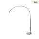 Fenda Bow Basis E27 Bogenlampe Chrom (ohne Schirm) in modernem Design mit chromfarbener Oberfläche.