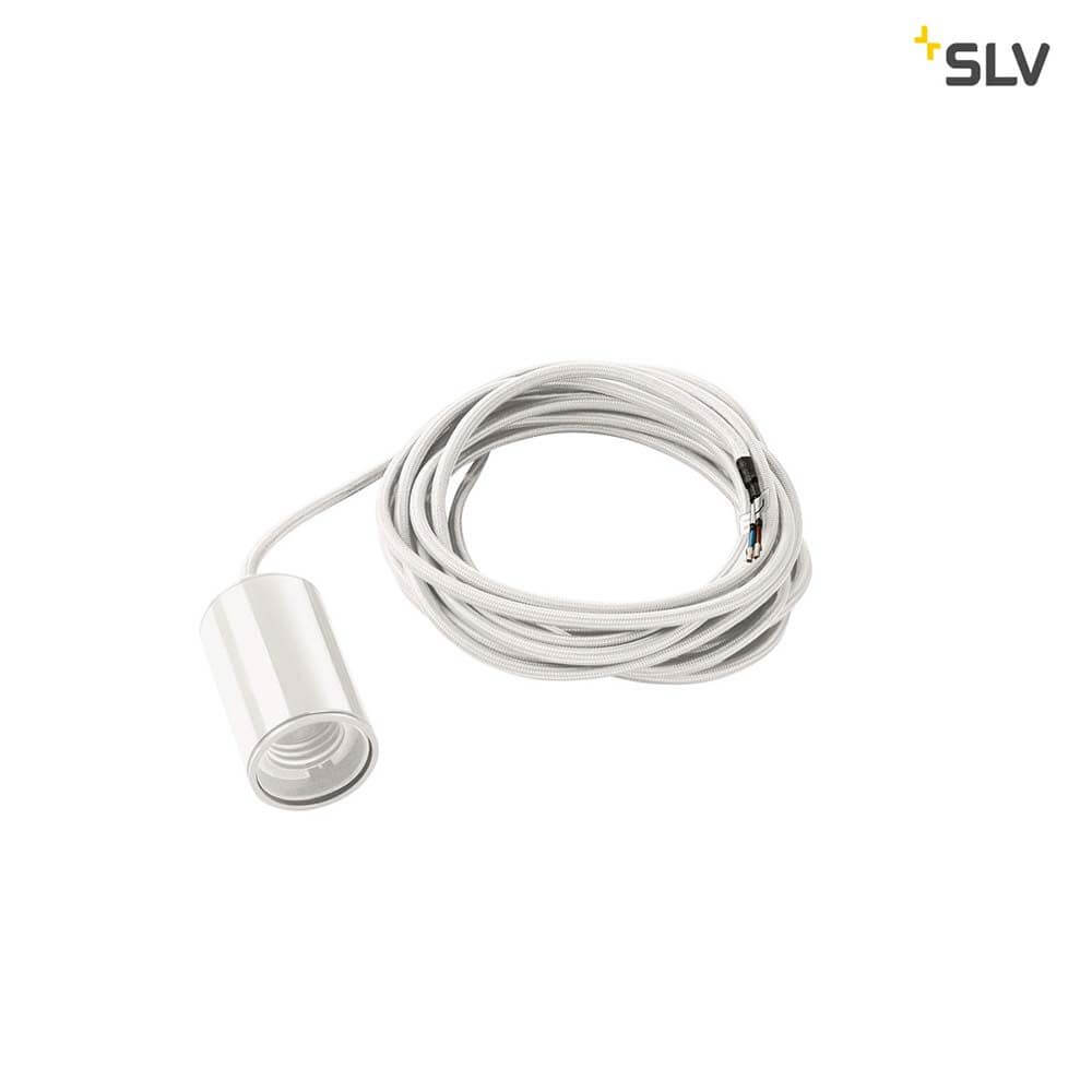 Fitu Pendelleuchte A60 Rund Weiß 5m Kabel