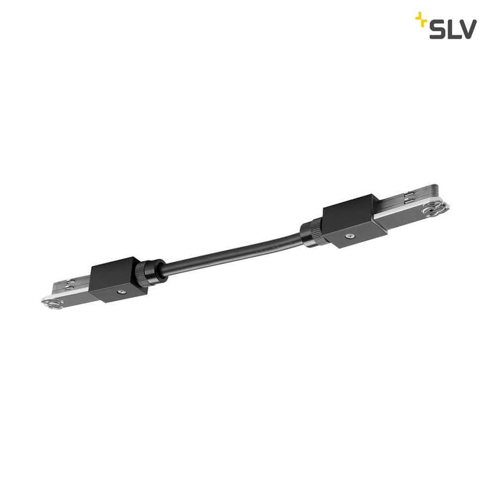Connecteur flexible pour le rail de courant D-Track 2 phases noir