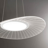 Lampada a ciondolo a led vela metallo