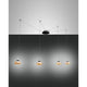 Arabella LED Glas-Pendelleuchte 4-flammig mit markantem geblasenen Glas und flexibel einstellbarem Kabel.