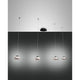 Arabella LED Glas-Pendelleuchte 4-flammig mit markantem geblasenen Glas und verstellbaren Kabeln.