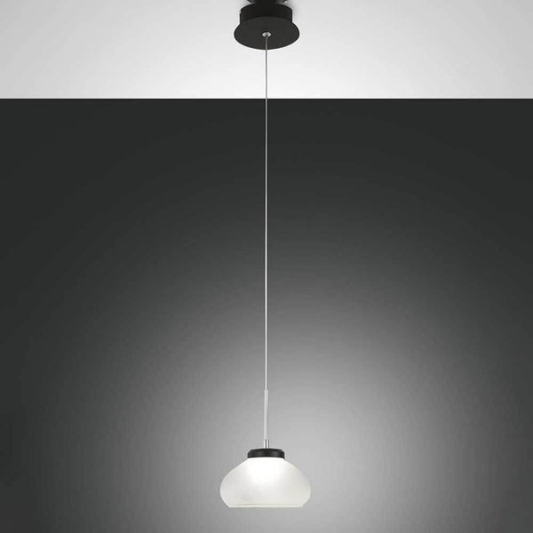 Arabella LED Pendellampe Metall, 1-flammig, Weiß, moderne Hängeleuchte für stilvolle Raumbeleuchtung