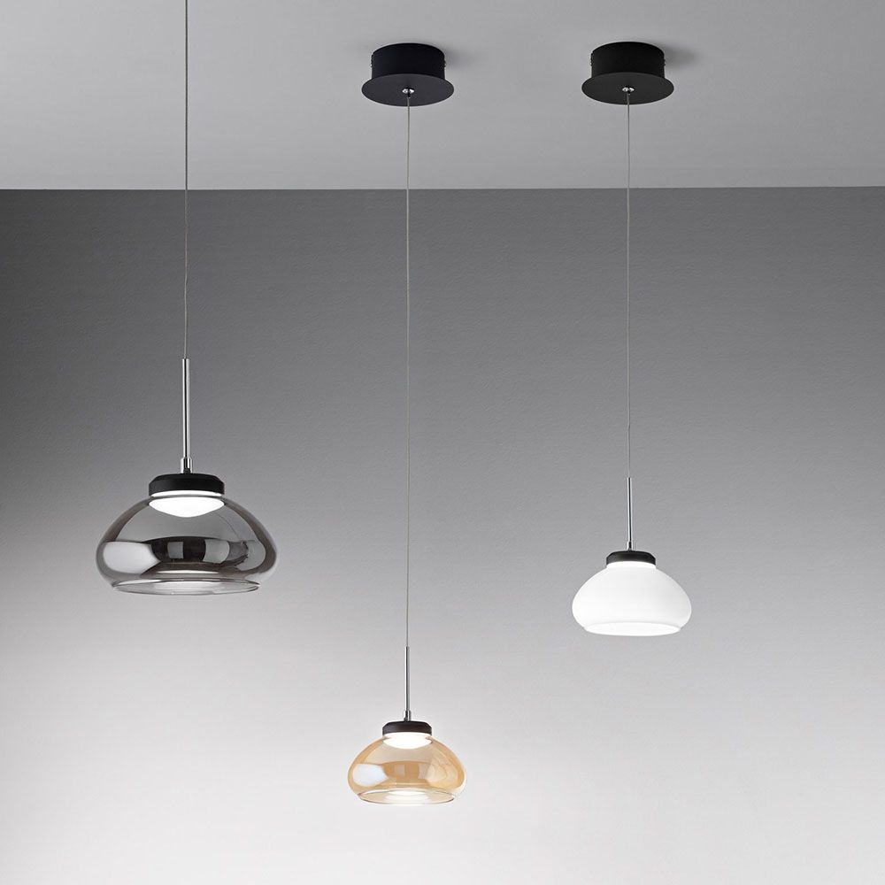 Arabella Led pendant lamp blown glass