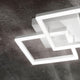 Bard 3000k LED Deckenleuchte Weiß mit modernem Design und quadratischen Lichtquellen.