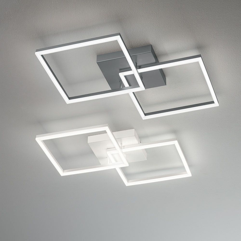 Lampada a soffitto a LED a LED BARD Antracite