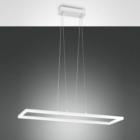 Bard LED Pendel 4680 lm hvid - moderne hængelampe med klar geometri og delikat design.