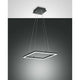 Bard LED Pendelleuchte Quadratisch, stilvolle dimmbare LED Rahmenleuchte mit modernem Design.