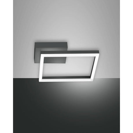 Bard LED Wandlampe Anthrazit – stilvolle, dimmbare LED Rahmenleuchte mit modernem Design.