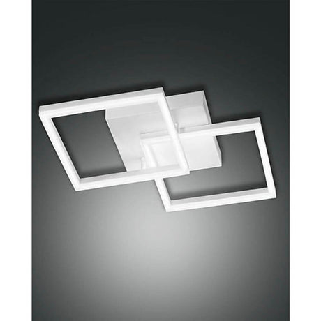 Bard LED Wandleuchte Weiß - stilvolle LED Rahmenleuchte mit modernem Design und dimmbarer Funktion.