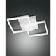 Bard LED Wandleuchte Weiß - stilvolle LED Rahmenleuchte mit modernem Design und dimmbarer Funktion.