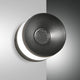 Billie LED Wandlampe Metall in modernem Design mit schwarzem Metall und warmem Licht.