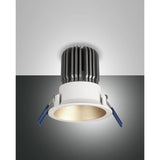 Crio LED Einbau-Spot Ø 8,2cm in Aluminium, dimmbar und mit passiv gekühltem LED Element, hoher Sehkomfort.