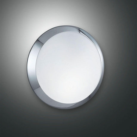 Deckenleuchte Borea aus Metall, runde Metall-Deckenlampe mit stilvollem Design.