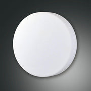 Deckenleuchte Graff in Weiß, runde Deckenlampe Ø 30cm, modern und schlicht