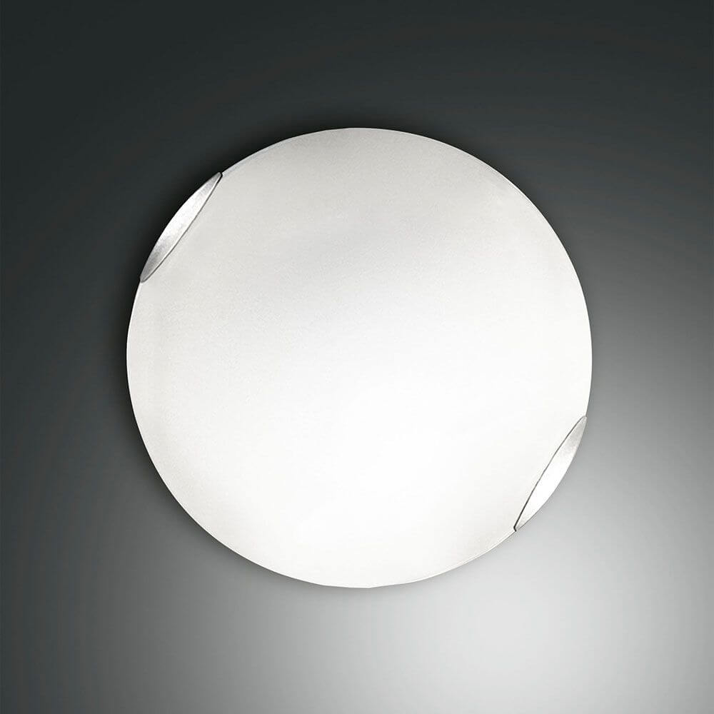 Fox Deckenlampe in Weiß, moderne runde Deckenleuchte, stilvolle Innenbeleuchtung für jeden Raum.