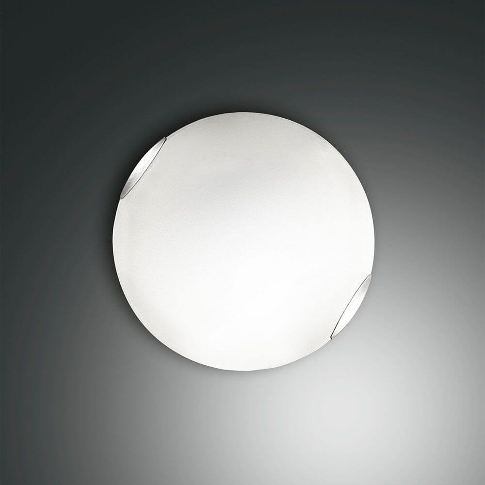 Fox LED Deckenleuchte aus Metall in modernem Design, runde Form und stimmungsvolles Licht.