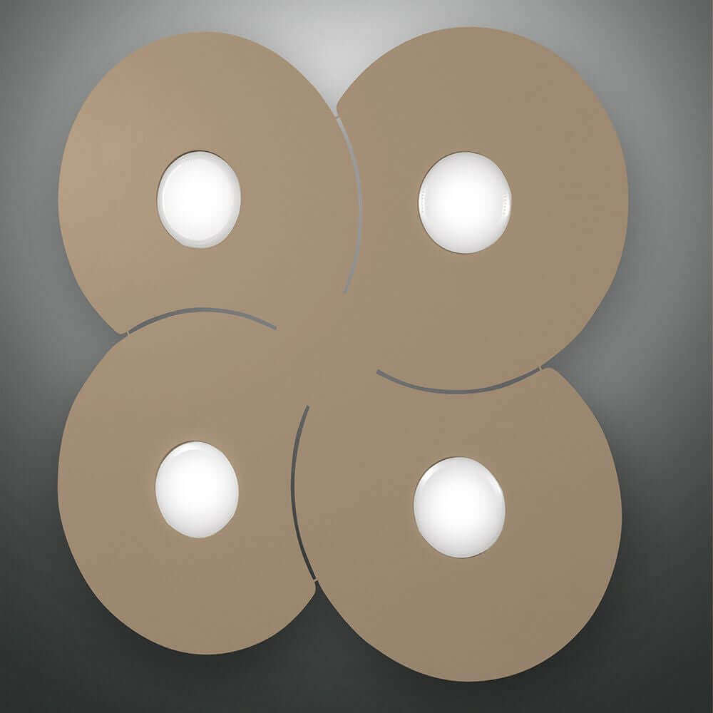 Lampada a soffitto ginny metallo