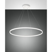 Giotto LED suspension Ø 100 cm au design moderne avec lumière Natural-White à intensité variable.