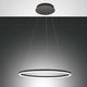 Giotto LED Pendelleuchte Ø 60cm, moderne schwarze Pendelleuchte für stilvolle Beleuchtung.