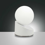 Lámpara de mesa Gravity LED de metal y cristal