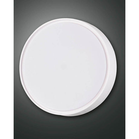 Hatton LED Außen-Deckenleuchte Weiß IP65