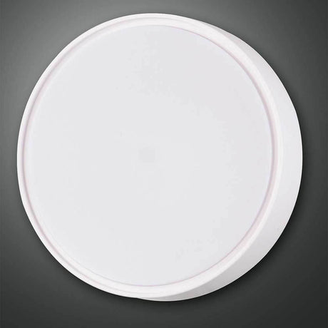 Hatton LED Deckenleuchte Weiß, runde Deckenlampe in elegantem Design, ideal für moderne Räume.