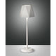 Katy LED Akku-Tischleuchte aus Metall mit IP54, höhenverstellbar und dimmbar, 345 Lumen.